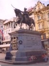Zagabria - statua di J.Jelacic